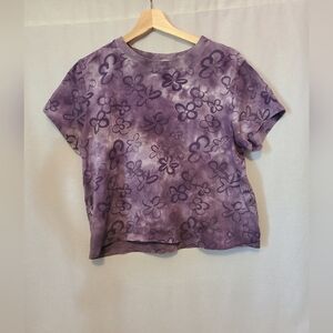 Sunday Best dream tee - cropped floral top size large womens